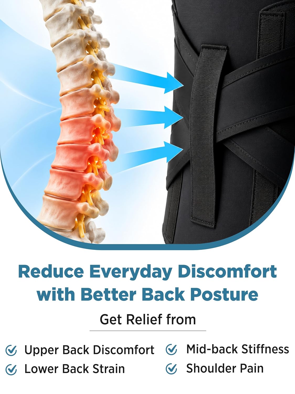 RAYFITS AlignPro™ – Adjustable Posture Support System